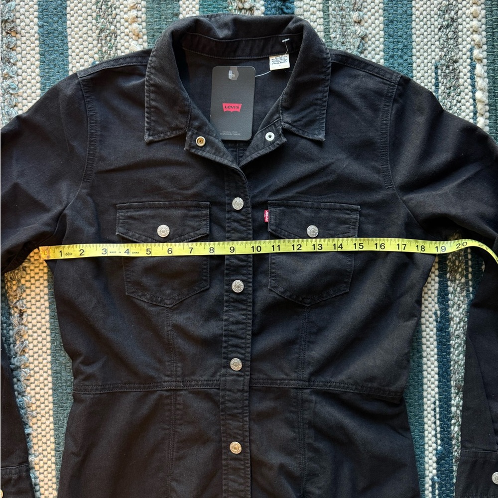 Levi’s Ellie Denim Dress in Black - Size M - Picture 13 of 15
